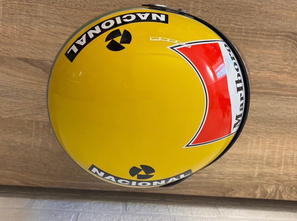 Ayrton Senna Formula 1 Helmet Replica — Full-Size Collector’s Edition