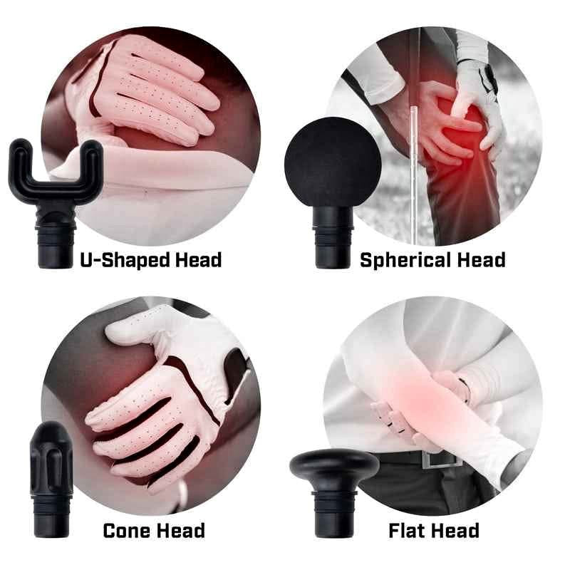 Rechargeable Massage Gun with 12 Speeds - New