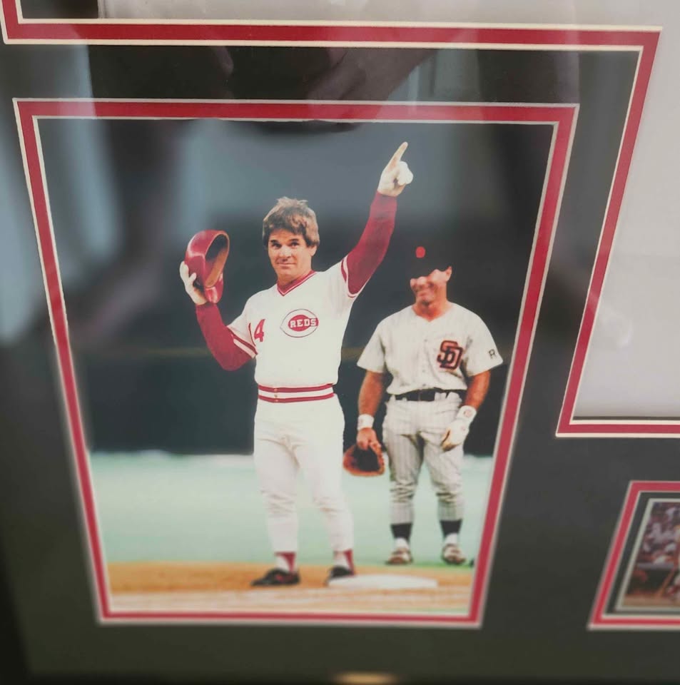 Pete Rose Autographed & Certified Framed Jersey – Legendary Baseball Collectible