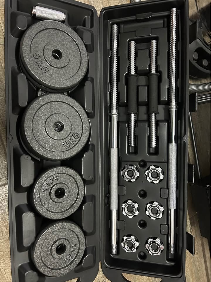 LiftEra Bench + 50kg Barbell Set Combo