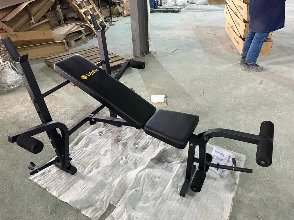 LiftEra Bench + 50kg Barbell Set Combo
