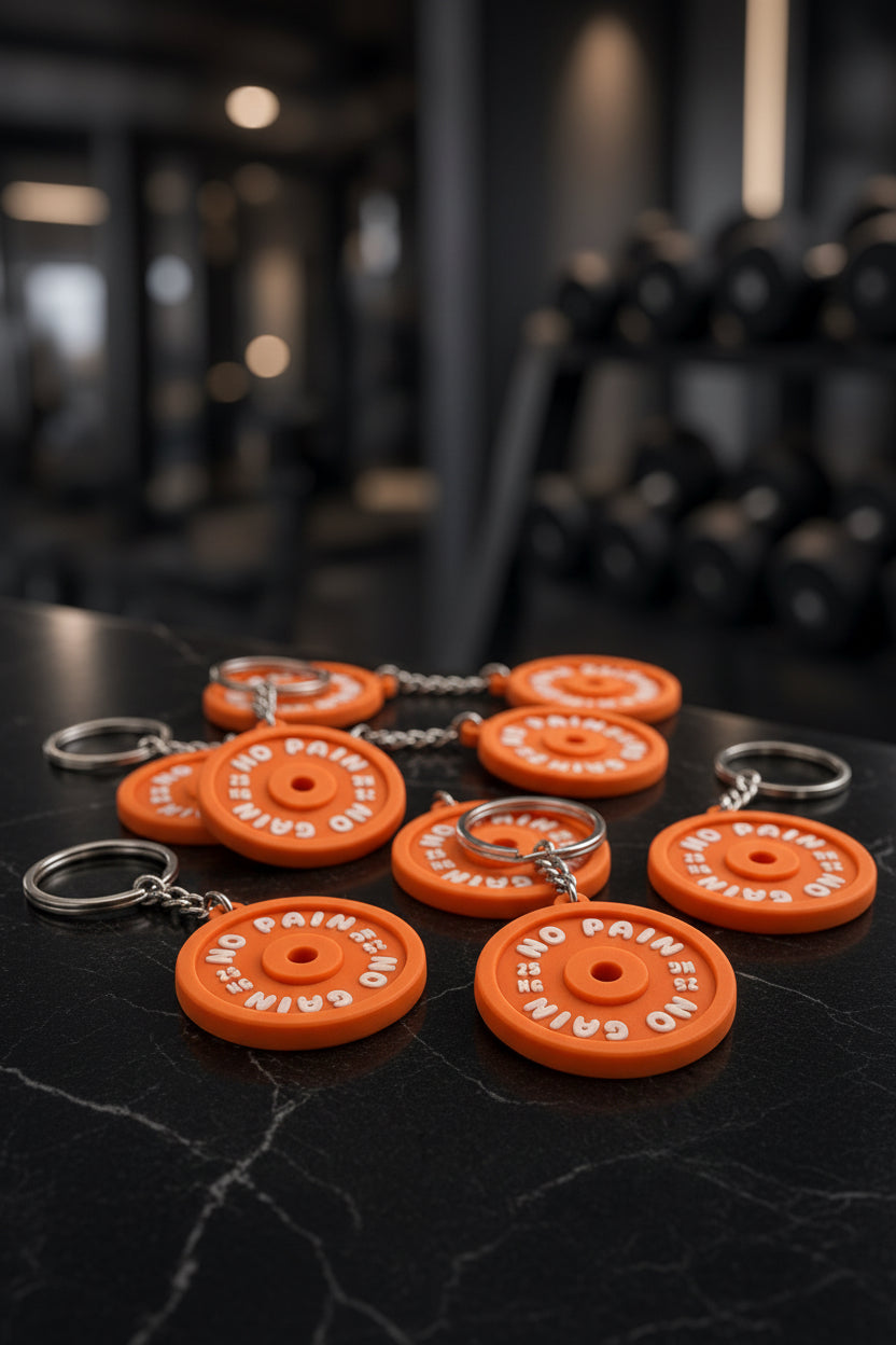 No Pain No Gain Keychain