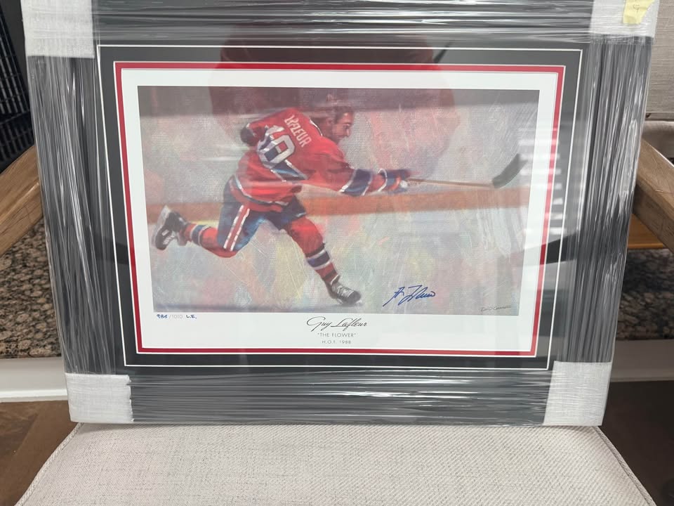 Guy Lafleur Limited Edition Autographed Lithograph