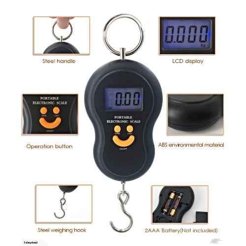 Portable Electronic Scale 50kg with LCD - New