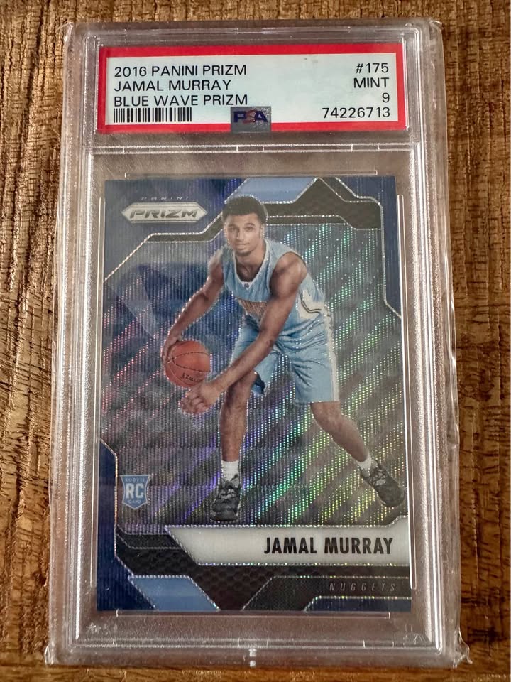 Jamal Murray RC Blue Wave Prizm 48/99 PSA 9 – Premium NBA Rookie Collectible
