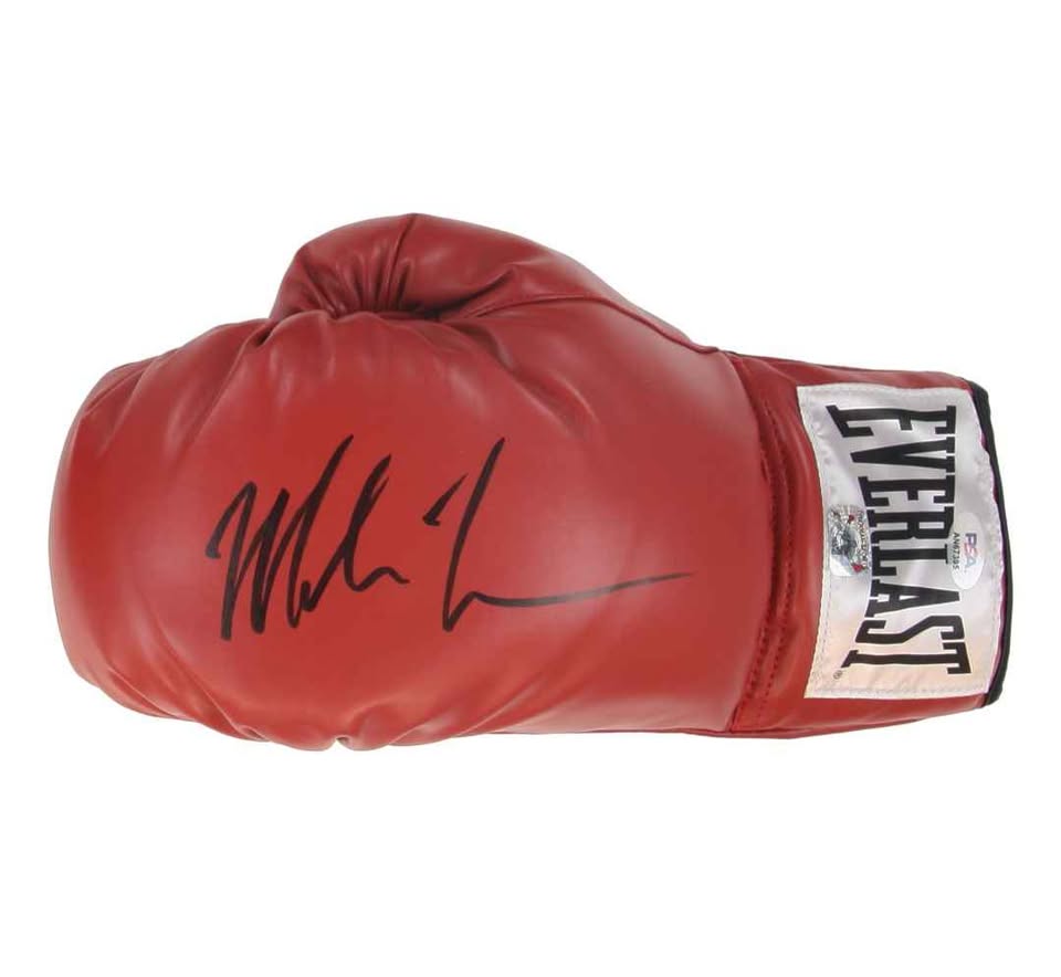Mike Tyson Signed Everlast Boxing Glove | PSA & Bitterman Certified