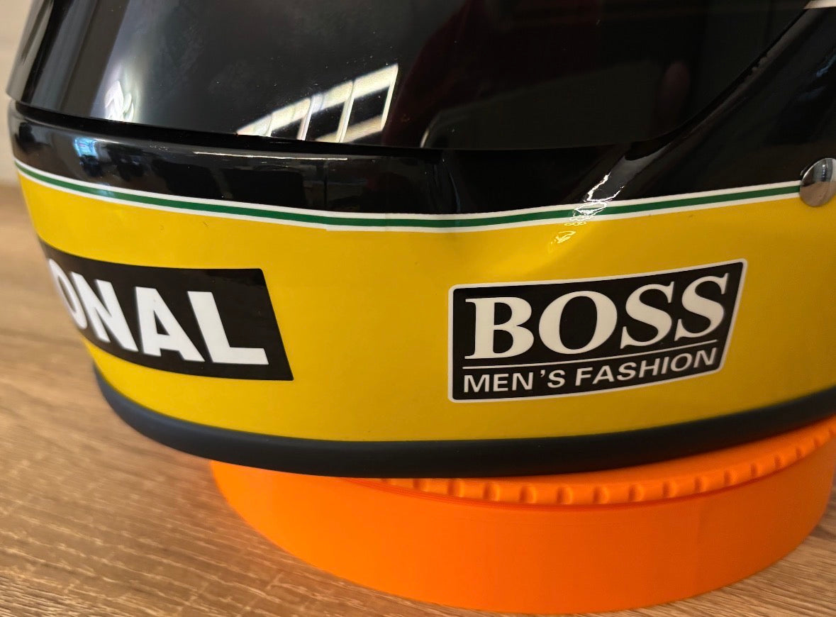 Ayrton Senna Formula 1 Helmet Replica — Full-Size Collector’s Edition