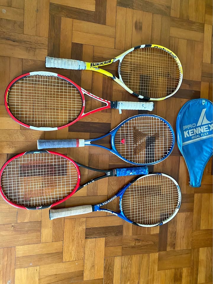 Lot of Premium Tennis Racket (Like New)