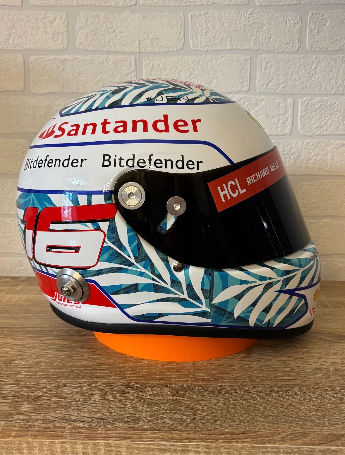 Charles Leclerc F1 Helmet Replica — Miami 2023 Edition