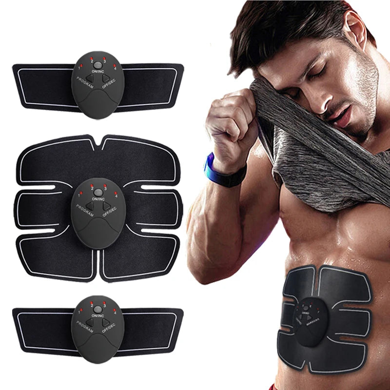⥠EMS Wireless Muscle Stimulator Trainer | Smart Fitness Abdominal Training & Weight Loss Stickers | Body Slimming Massager
