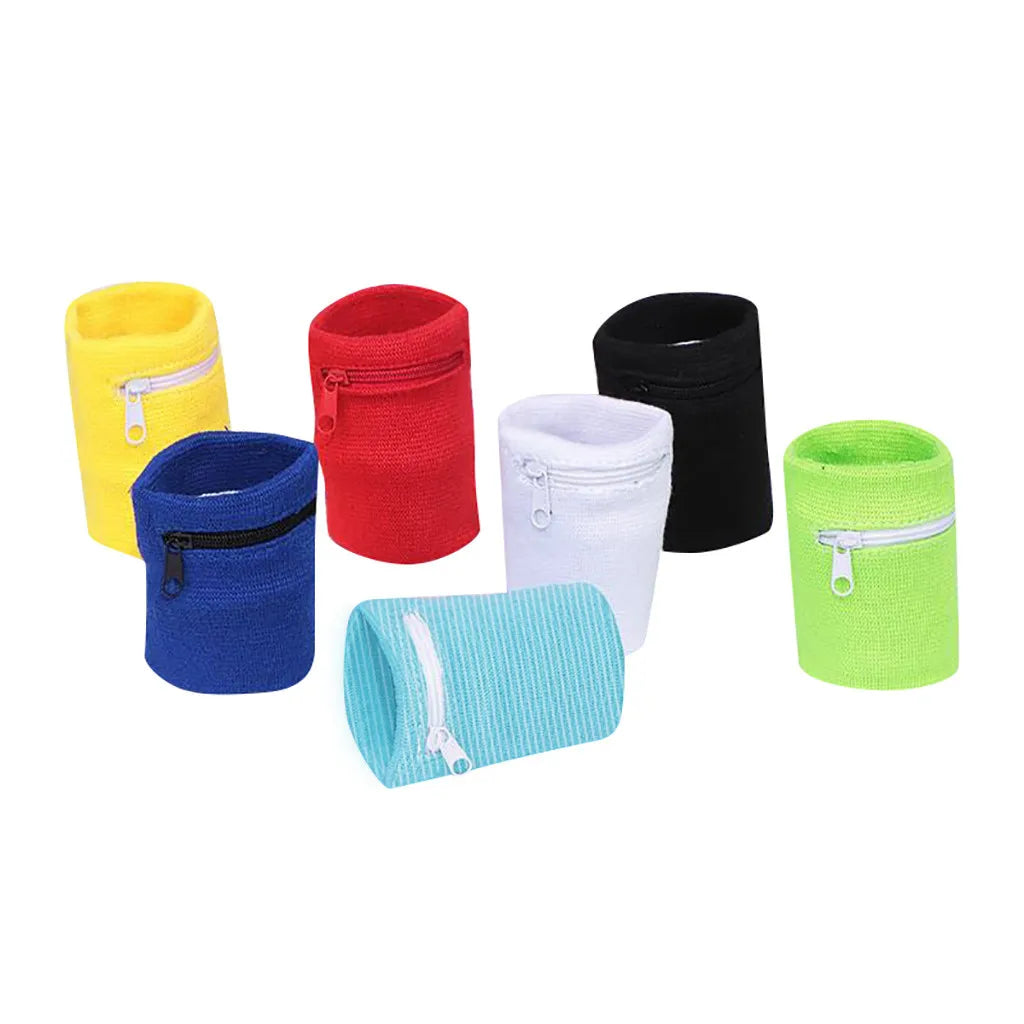 Unisex Zipper Wrist Wallet Pouch – Sports Arm Band Bag for MP3, Keys, Cards & More