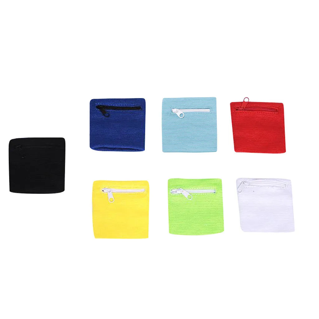 Unisex Zipper Wrist Wallet Pouch – Sports Arm Band Bag for MP3, Keys, Cards & More