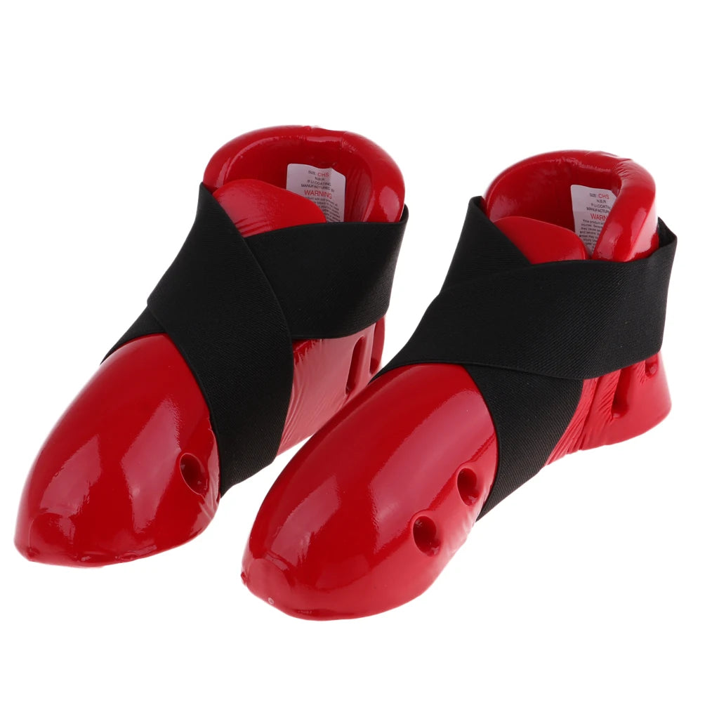 Adults Karate Taekwondo Foot Guard Protector Martial Arts Foam Shoes Footgear for Women Men Kick Training