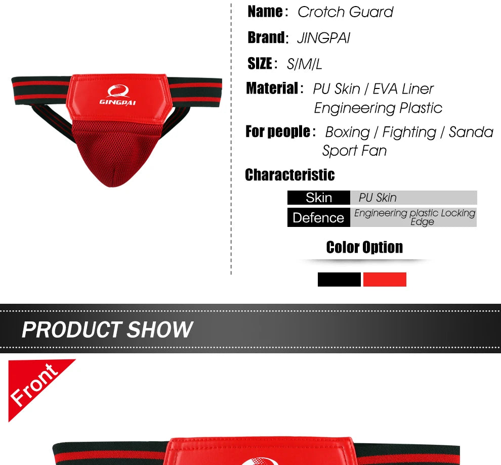 Male Sanda Crotch Guard Protector – Ultimate Groin Protection for MMA, Taekwondo, and Kickboxing!