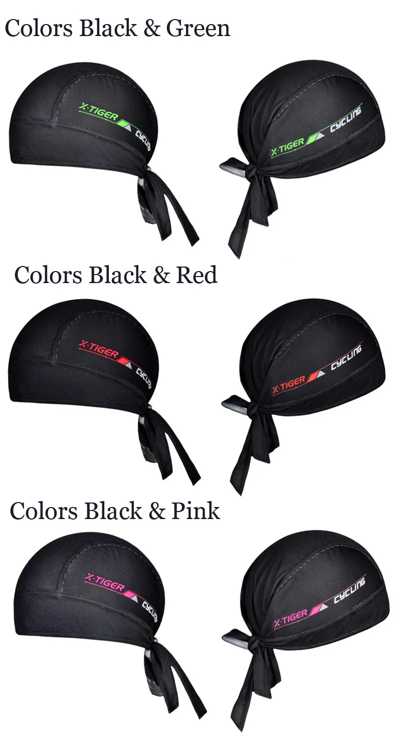 🚴♂️ X-Tiger 100% Polyester Cycling Headwear | Quick-Dry & Breathable MTB Summer Bike Cap Scarf
