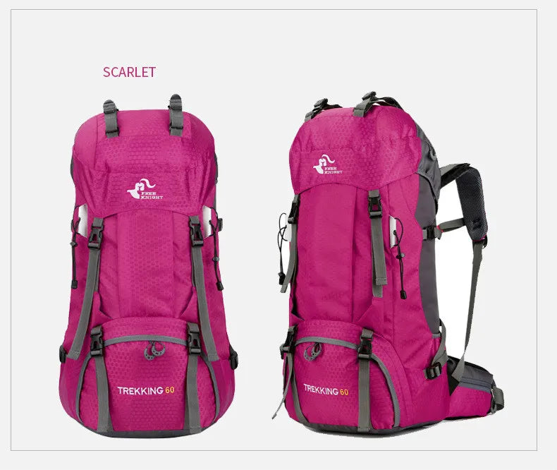 đ Multi-Purpose Outdoor Travel Backpack | 60L Big Capacity Rucksack | Ideal for Climbing, Hiking & Camping