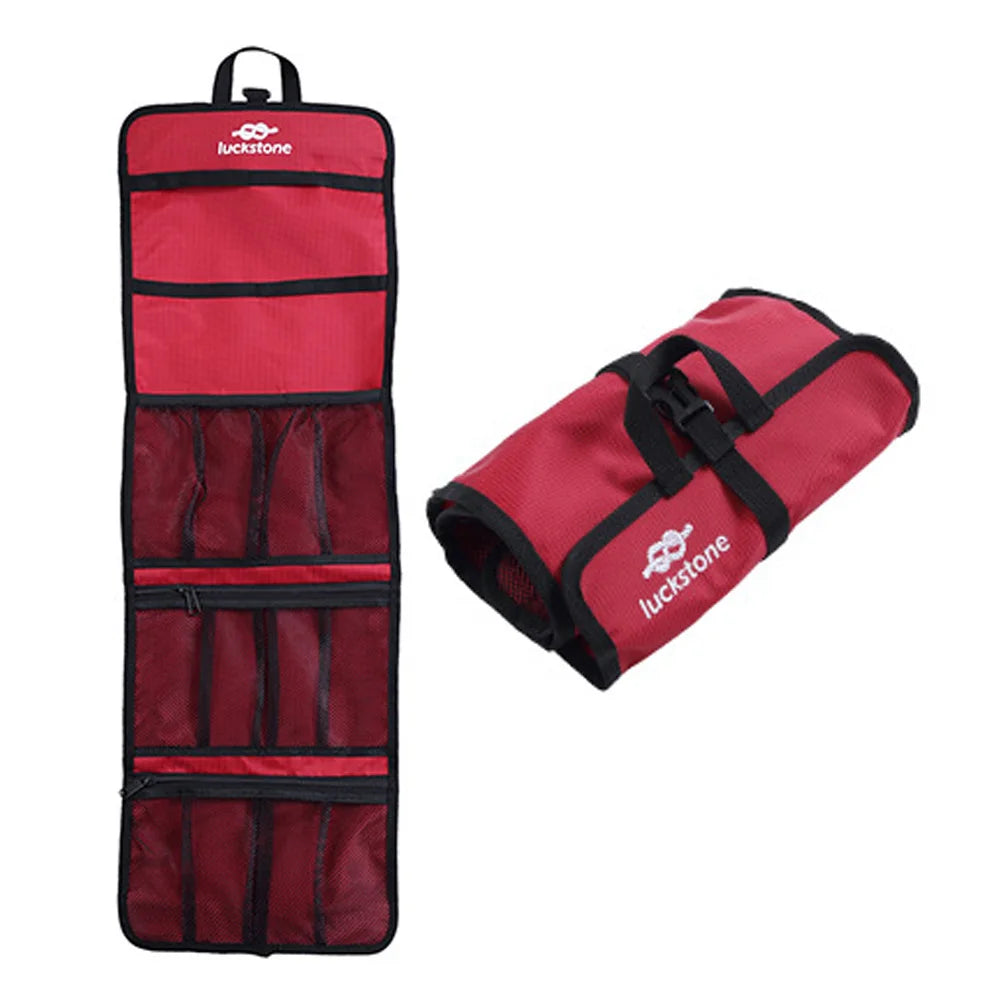 đ Rock Climbing Storage Bag | Gear Equipment Organizer with Carabiner | Essential Climbing Bag