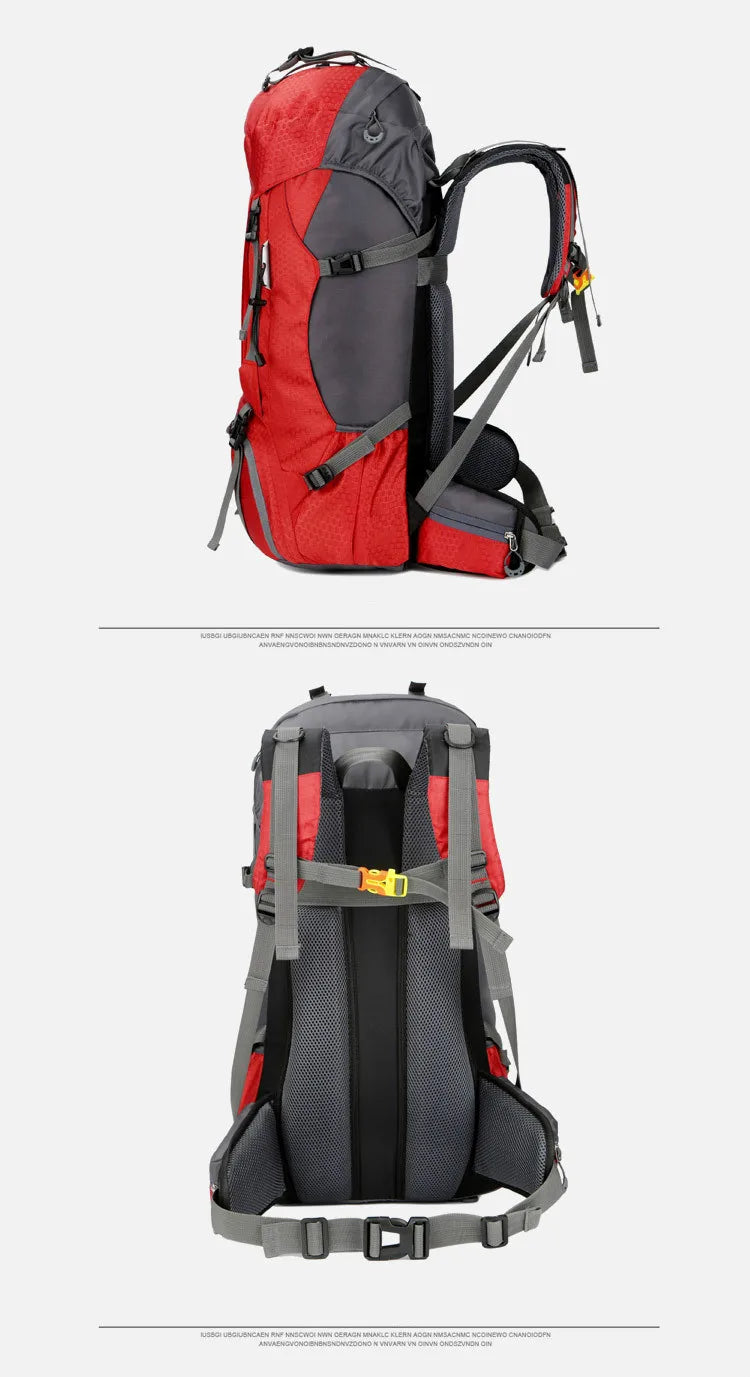 đ Multi-Purpose Outdoor Travel Backpack | 60L Big Capacity Rucksack | Ideal for Climbing, Hiking & Camping