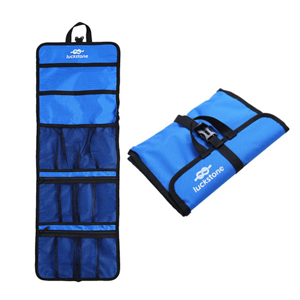 đ Rock Climbing Storage Bag | Gear Equipment Organizer with Carabiner | Essential Climbing Bag