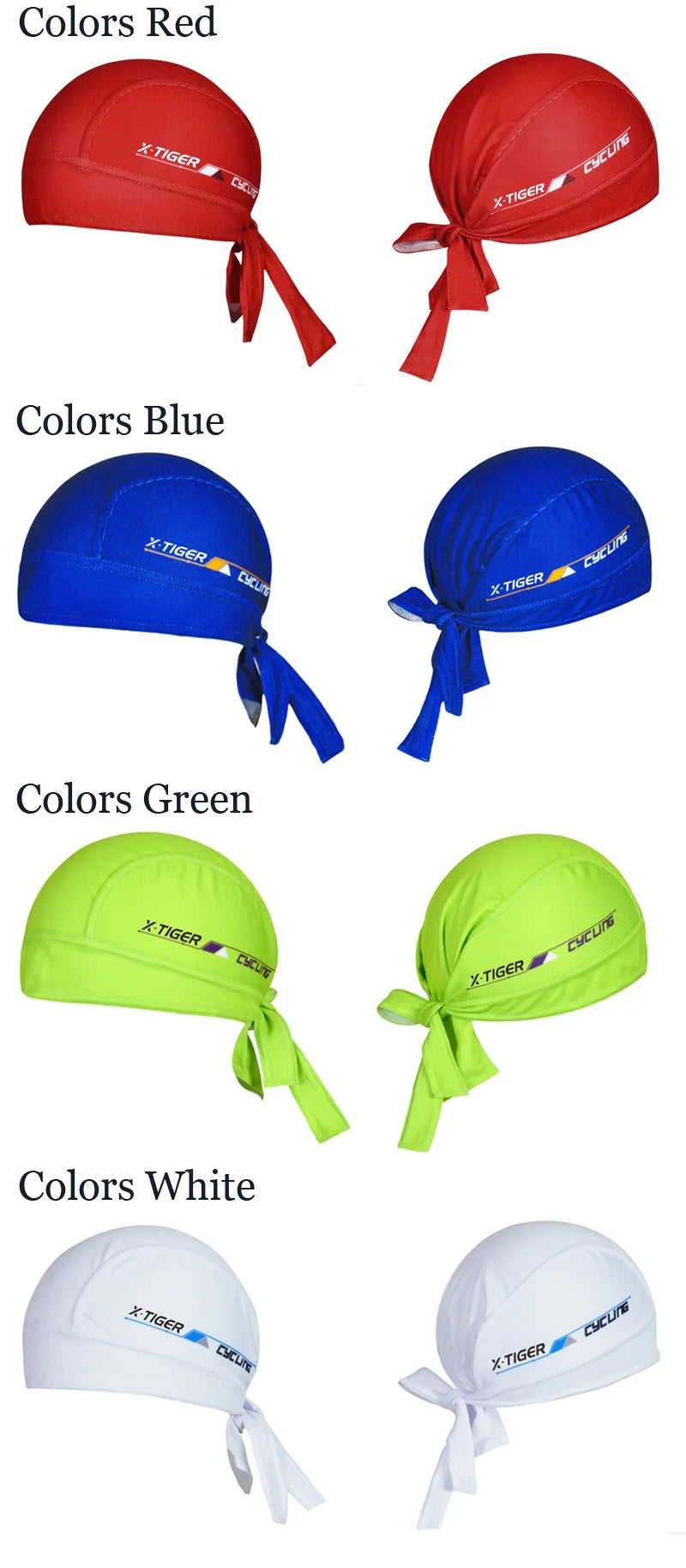 🚴♂️ X-Tiger 100% Polyester Cycling Headwear | Quick-Dry & Breathable MTB Summer Bike Cap Scarf