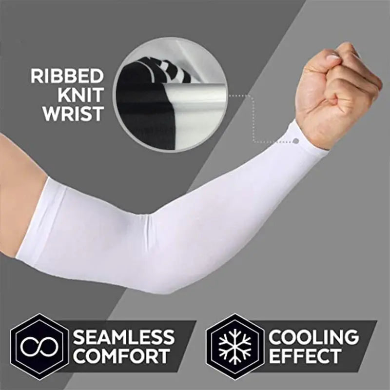 UV Sun Protection Arm Sleeves for Men & Women Sports