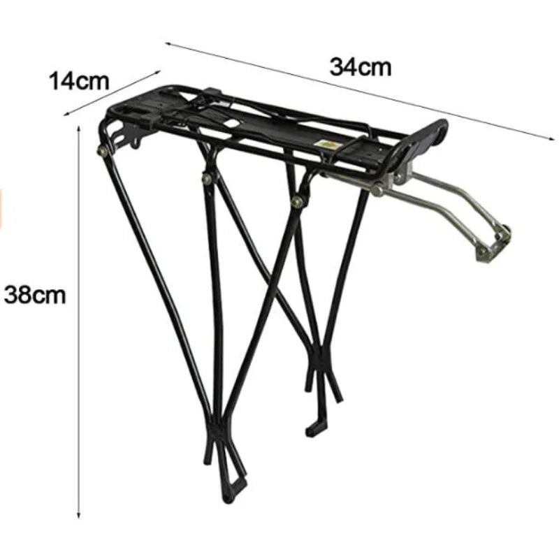 đČ Aluminum Alloy Bicycle Rack â Rear Luggage Carrier for MTB | Disc Brake & V-Brake Compatible đ