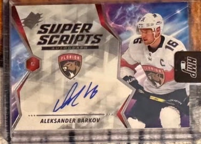 Aleksander Barkov Super Scripts Autograph Card – Premium Collectible