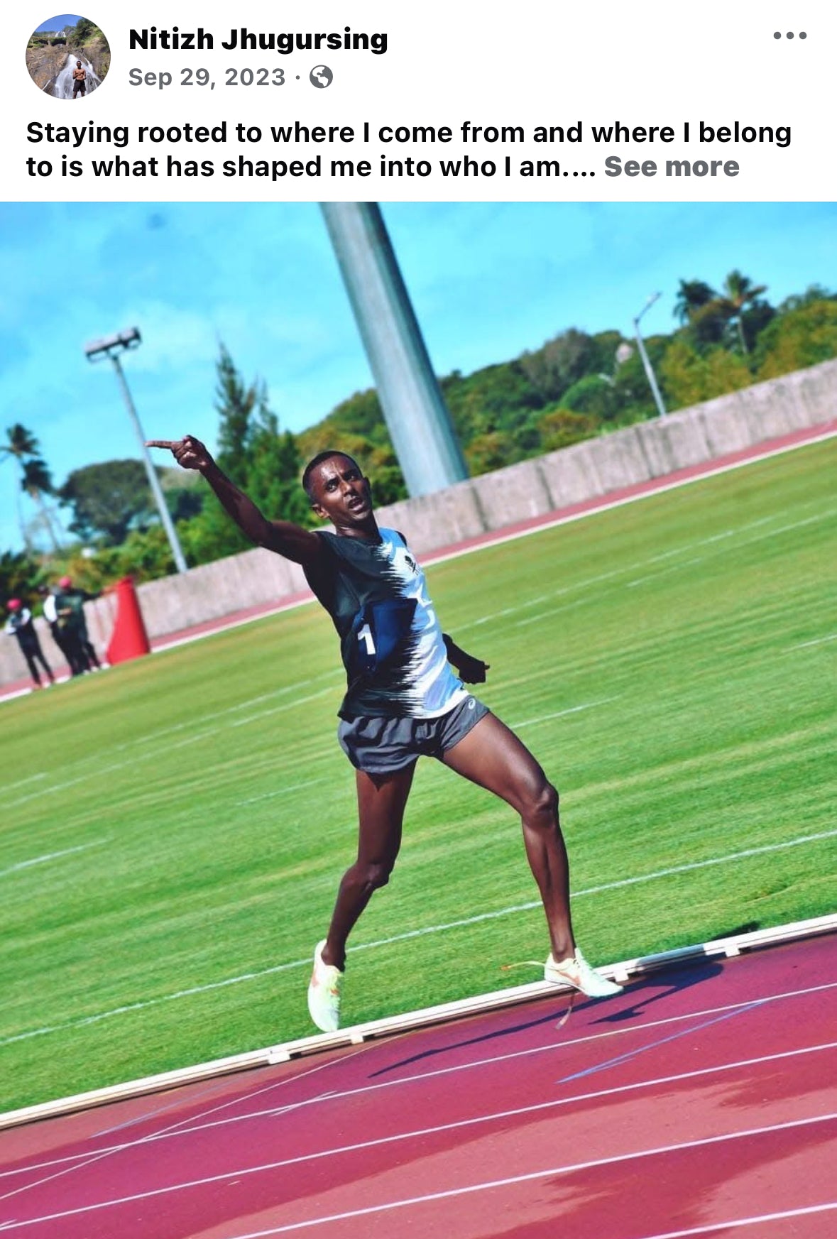 Nitish Jhugursing - Mauritian policeman, athlete, and coach