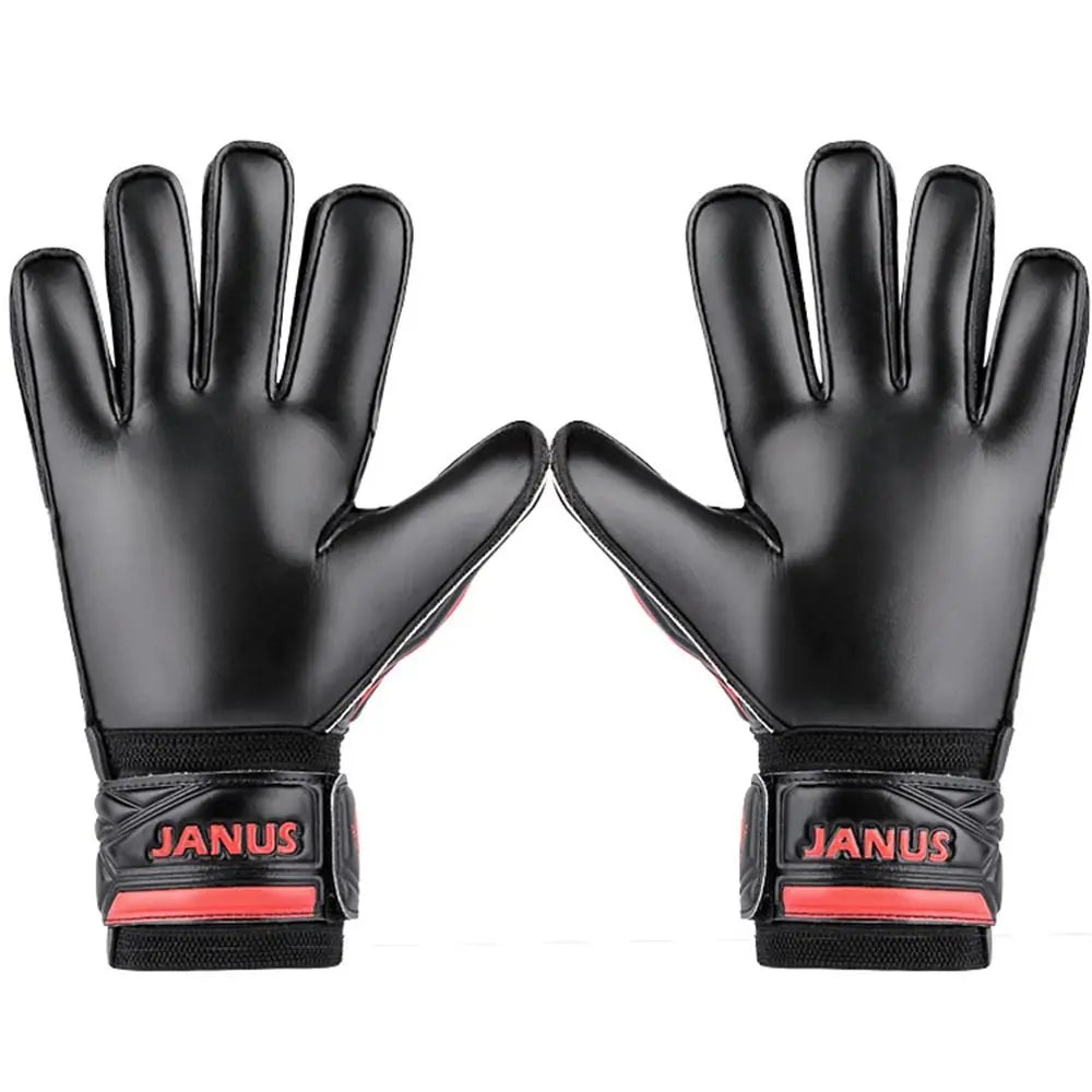 Strong Grip Finger Support Goalie Gloves – Colorful Non-Slip Durable Latex Soccer Gloves for Adults