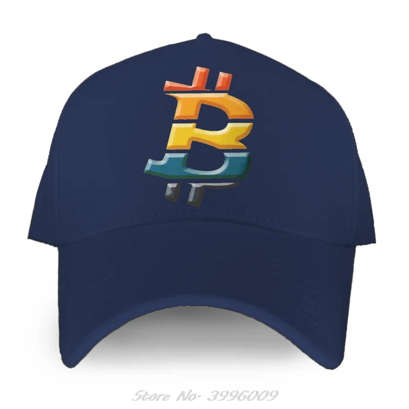 Bitcoin Sport Fashion Peaked Cap for Men