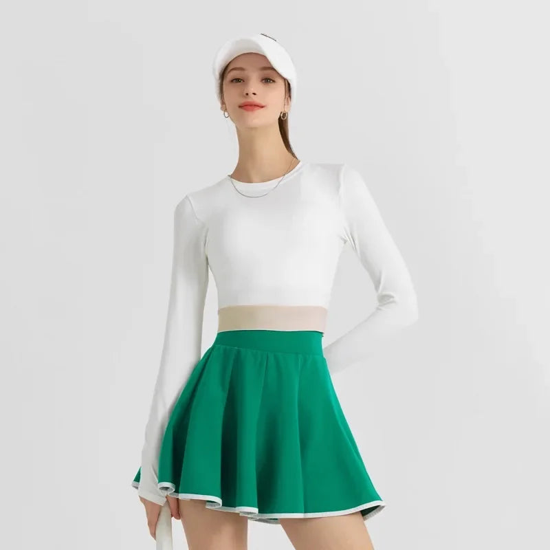 Women's 2024 Tennis Skort for Gym, Running, Yoga