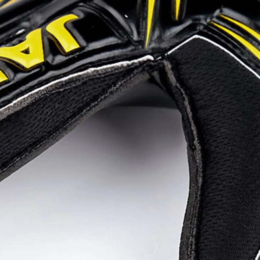 Strong Grip Finger Support Goalie Gloves – Colorful Non-Slip Durable Latex Soccer Gloves for Adults