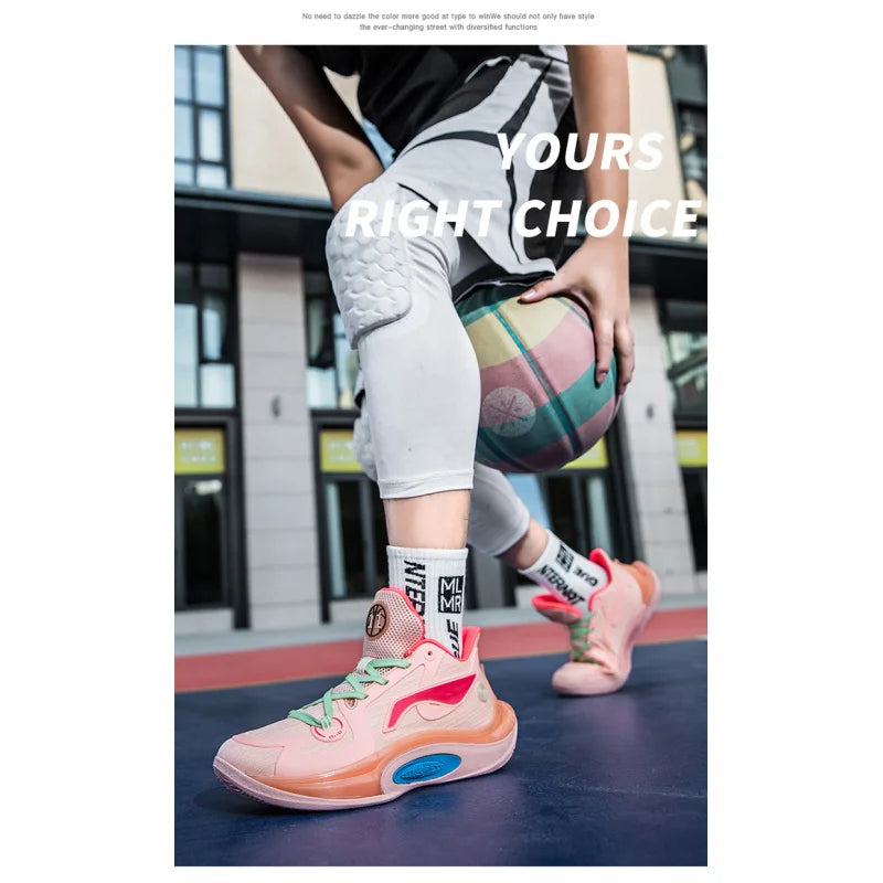 Breathable Glow-in-the-Dark Basketball Shoes for Couples