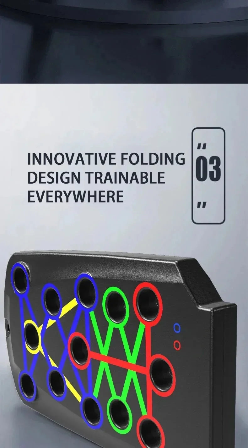 đȘ 21 in 1 Portable Push Up Board | Foldable Exercise Station for Strength Training