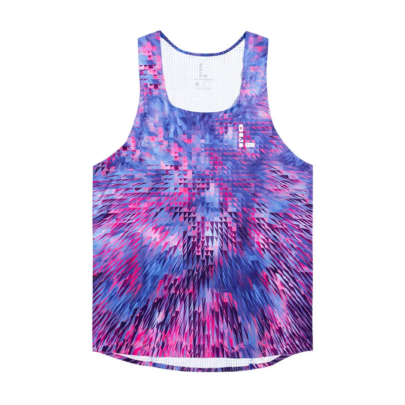 đ Diamond League Men's Seamless Running Vest | Quick-Dry, Breathable & Lightweight