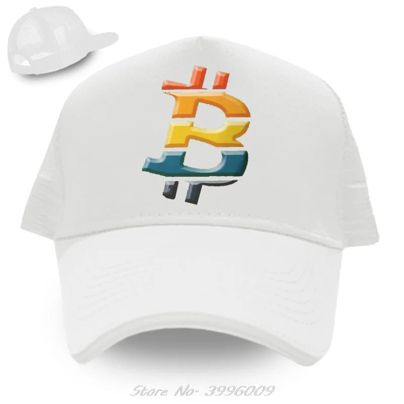 Bitcoin Sport Fashion Peaked Cap for Men