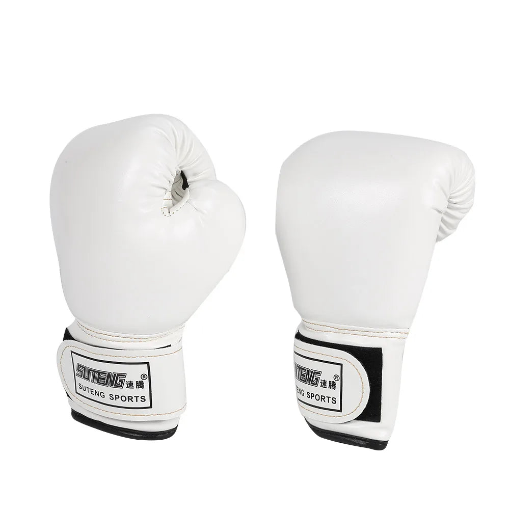 2pcs Professional Muay Thai Boxing Gloves - PU Leather, Breathable Training Mitts for Kids đ„