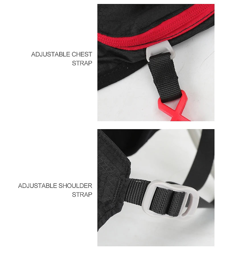 Ultra-Light 5L Trail Running Backpack | Hydration Vest for Marathon & Cycling | Includes 1.5L & 2L Water Bags 🚴♀️💧