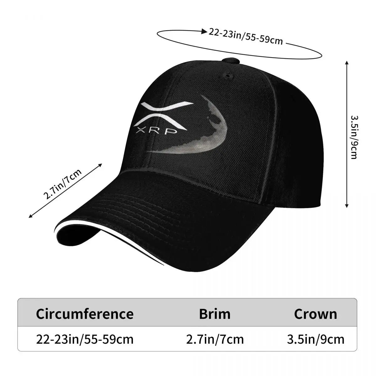 XRP Crypto Cap for Men - sports