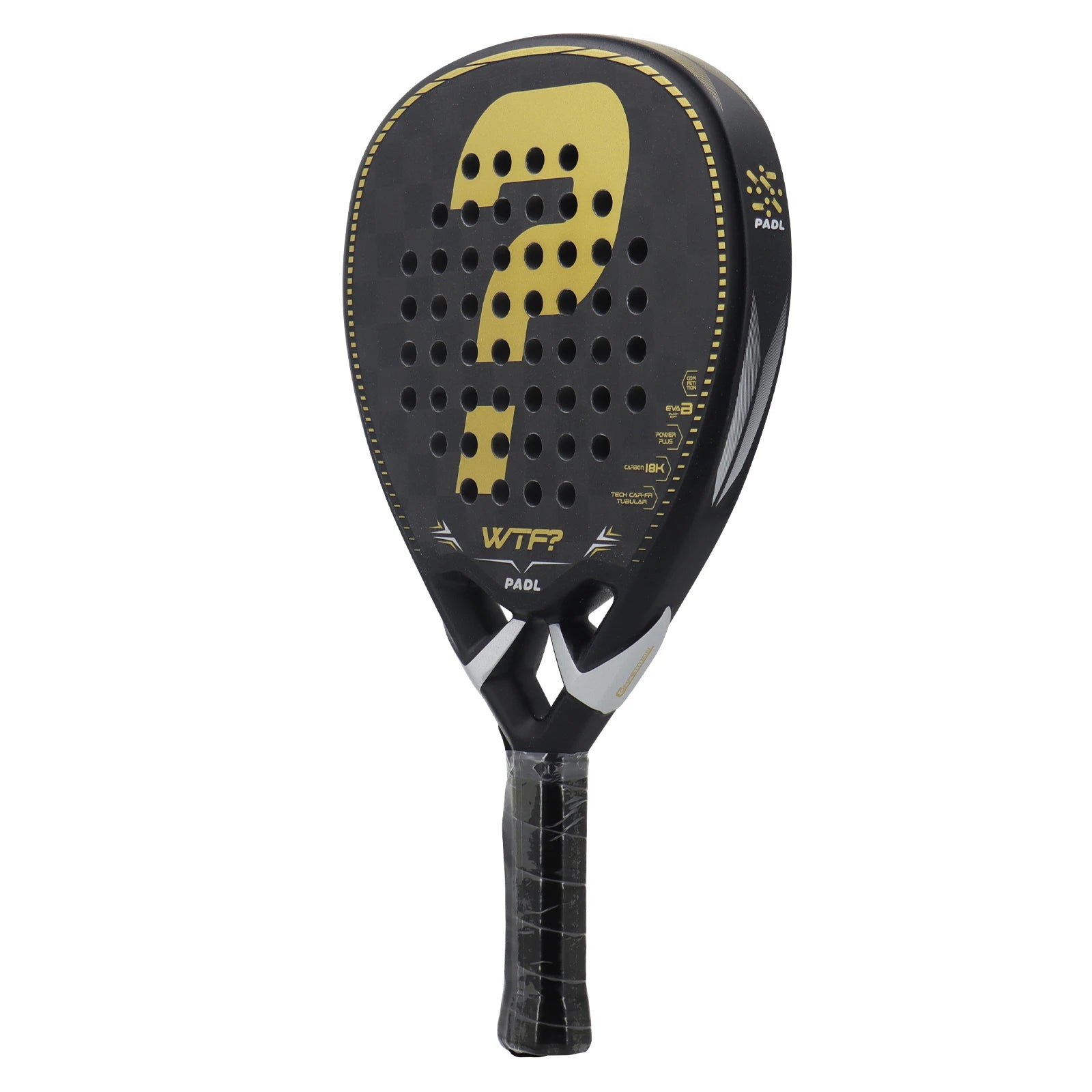 18K Carbon Fiber Padel Racket with EVA Foam Core