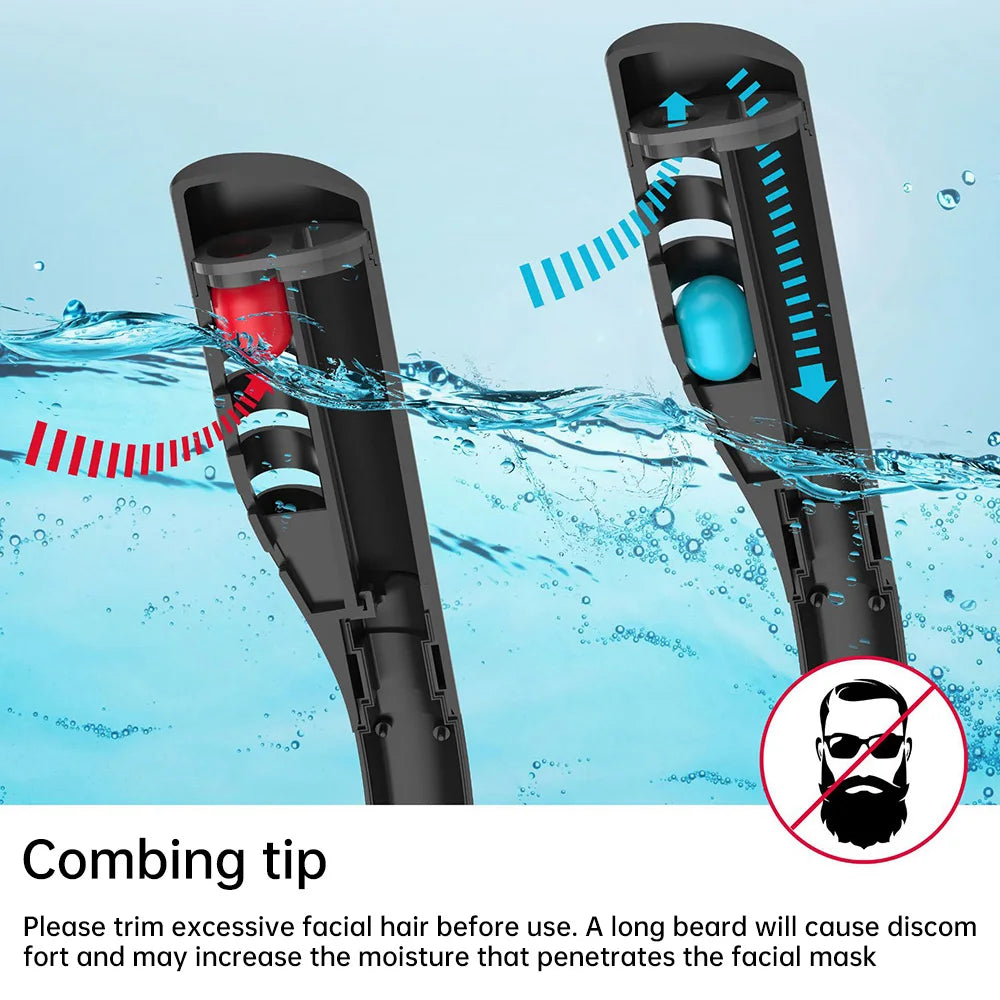 đ Full Dry Snorkeling Mask - Double Tube Silicone Diving Goggles for Adults đ