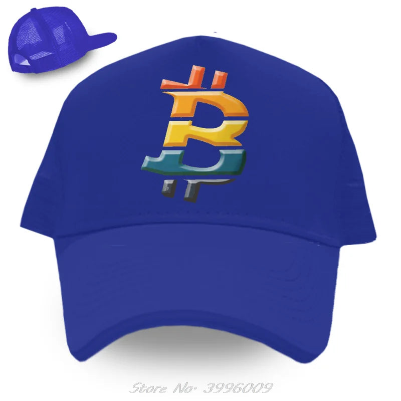 Bitcoin Sport Fashion Peaked Cap for Men