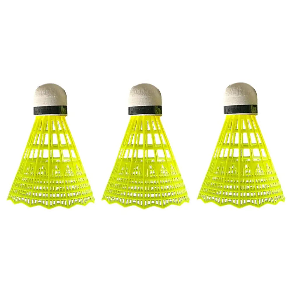 Nylon Badminton Shuttlecocks 3/6 Pack with Goose Feather