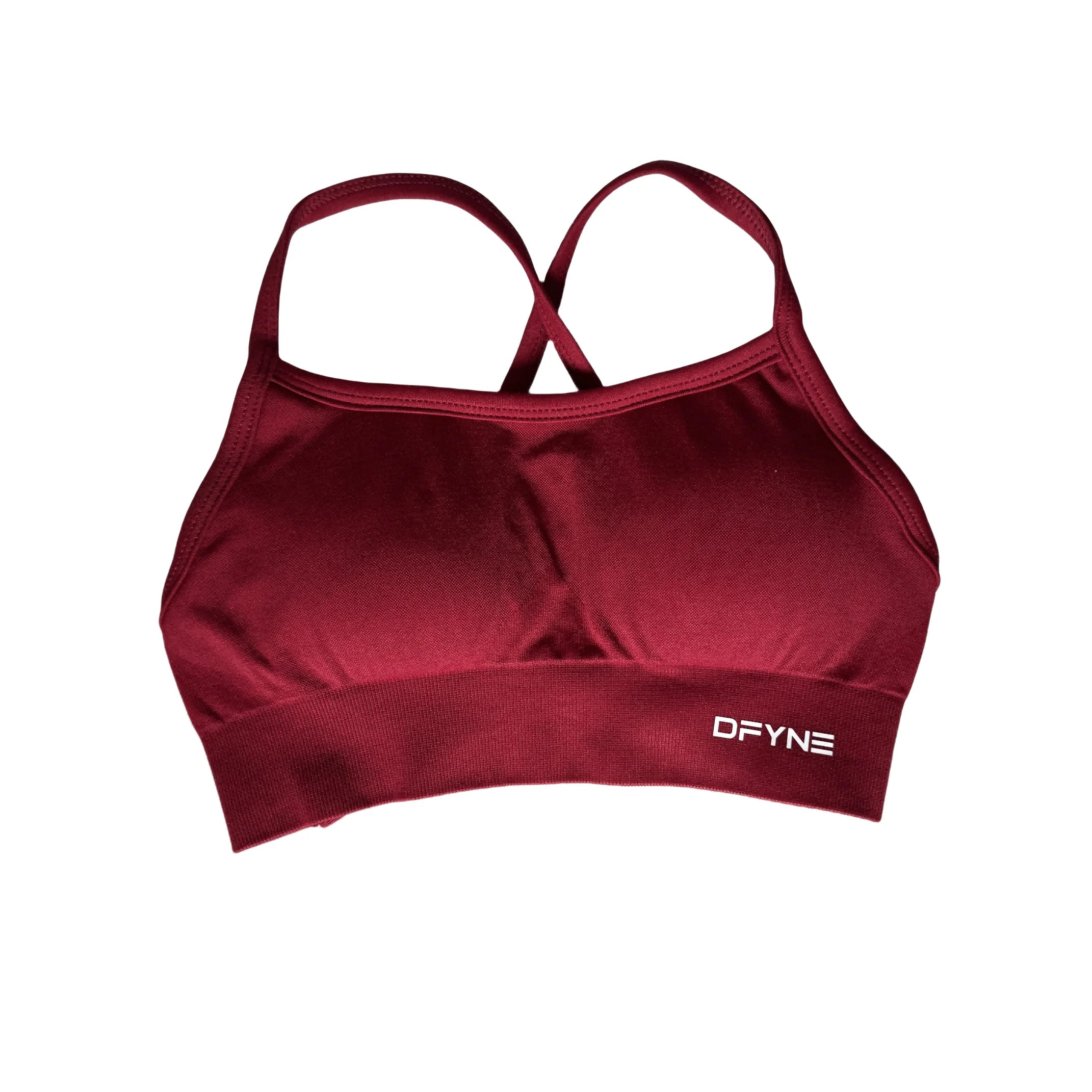 Dynamic Backless Sports Bra With Logo Women Seamless Yoga Top Bra Medium Support Padded Gym Crop Top Stretchy Fitness Sports Top