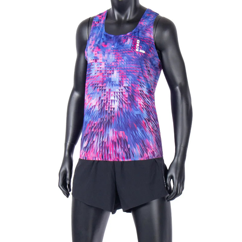 đ Diamond League Men's Seamless Running Vest | Quick-Dry, Breathable & Lightweight