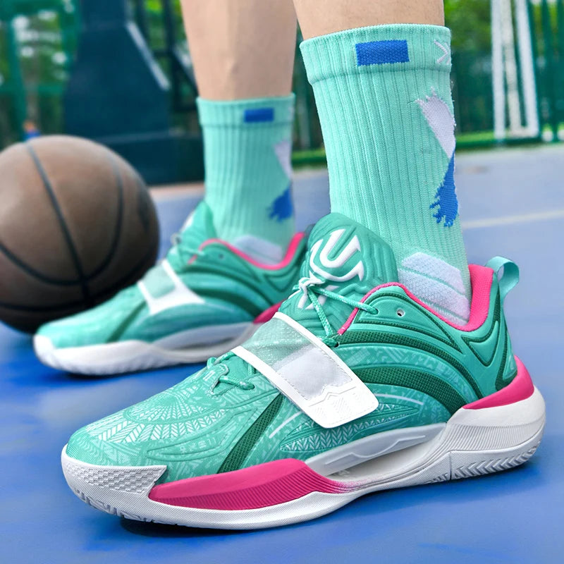 đ High-Quality Menâs and Womenâs Basketball Shoes - Brand Design Outdoor Rubber Anti-Slip Sports Training Sneakers đ