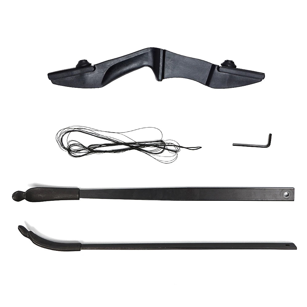 đč Toparchery 20-40lbs Takedown Recurve Bow | 57" Archery Set for Hunting | Left & Right Hand Black Hunting Bow