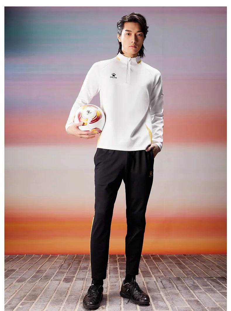 Men's Stand Neck Breathable Sports Hoodie - 2024 Spring Football Training Pullover Basketball Jacket