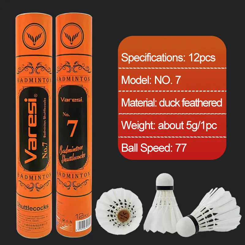 Duck Feather Badminton Shuttlecocks NO.4–NO.7 5g