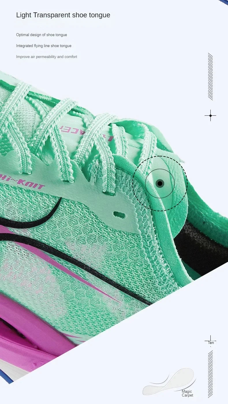 đââïž Health KM3 Full Carbon Plate Sprint Sneakers | Track & Field Competition Shoes